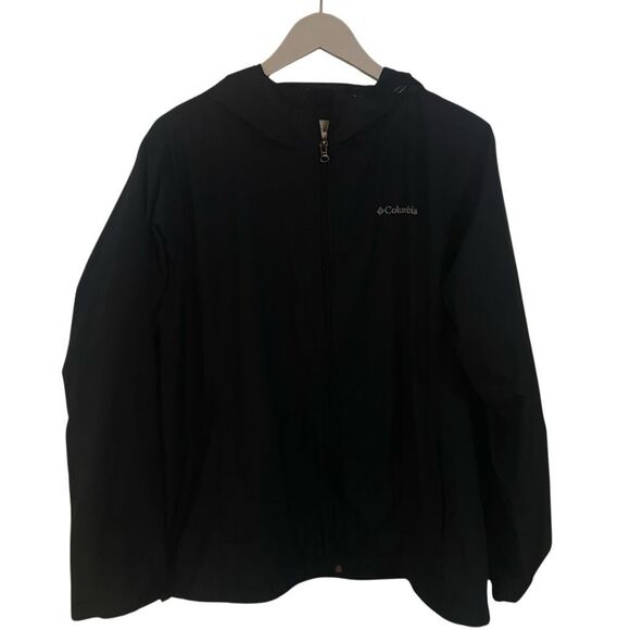 Columbia full zip fleece black jacket size 1XL - Picture 1 of 5